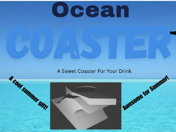 Ocean Coaster for Your Mug!