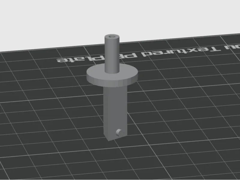 SPINDLE FOR MOTORISED HANDLE MAKEUP CLEANER