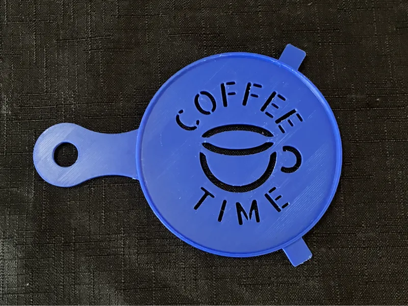 COFFEE TIME stencil