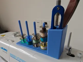 缝纫机用磁吸线轴架