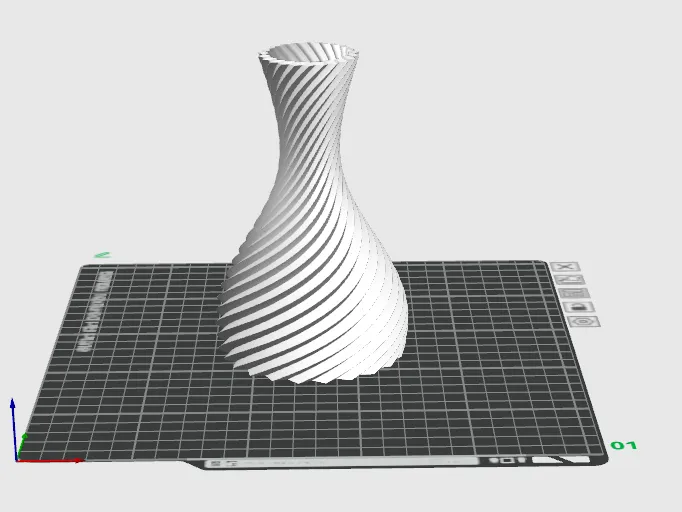 Vaso Espiral Moderno