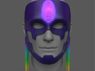 DAN DA DAN JIJI MASK- JIN ENJOJI EVIL EYE -COSPLAY