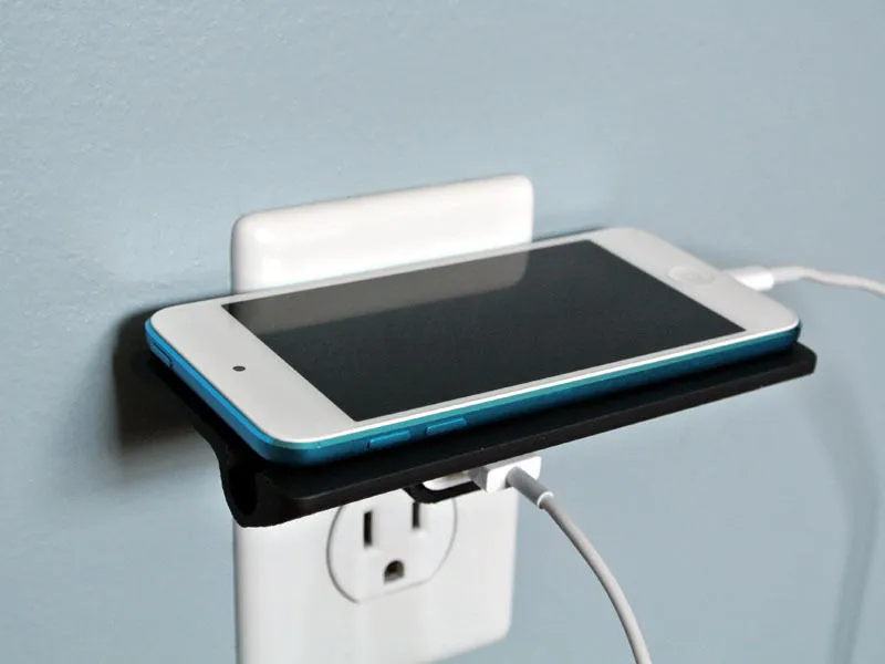 Wall Outlet Shelf Free 3D print model