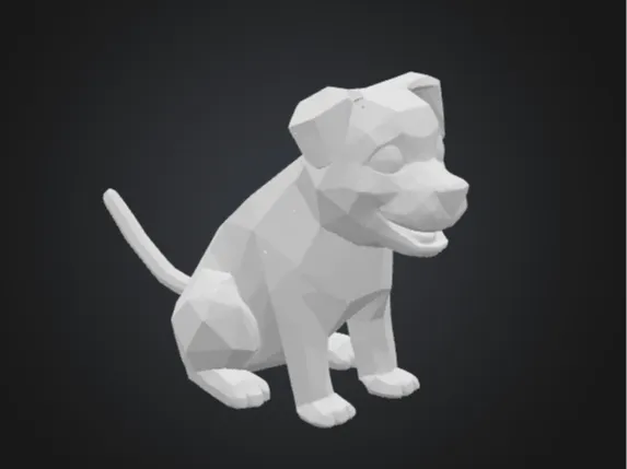 Low Polly Dog