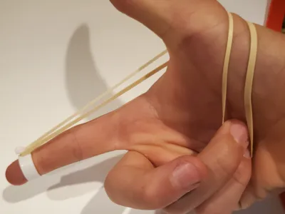 Rubber Band Gun (Finger Attachment)