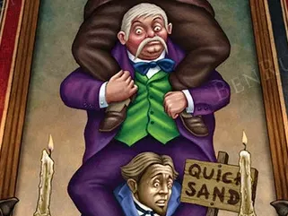 Haunted Mansion Portrait head bust quicksand 2 & 3