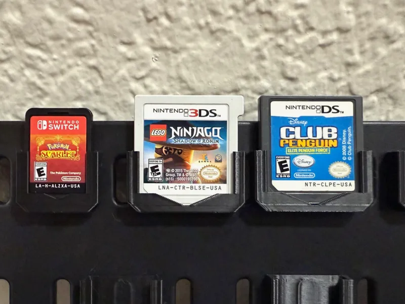 Switch and DS Cart holder for the Skadis