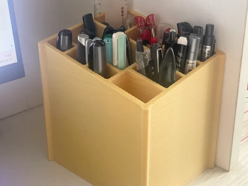 斜口笔筒设计｜Pen holder suitable for corners 桌角笔筒自用