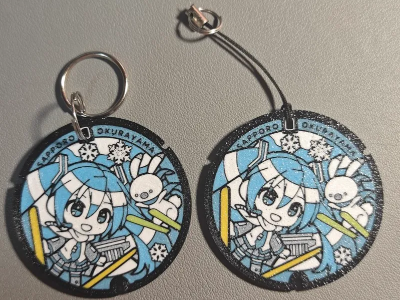 初音未来 札幌大仓山 钥匙扣 AMS Lite 4色可打