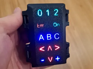 Enclosure With Lid LED Display