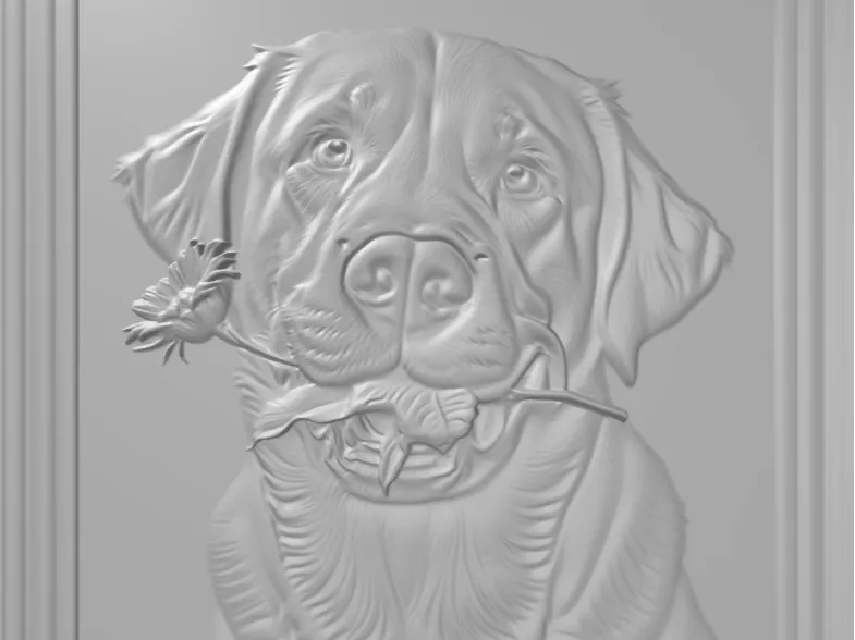 Cute_Lablador - Sculpture