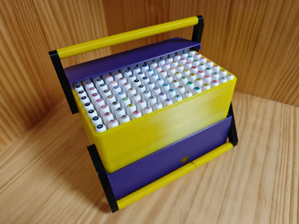 126-Color Acrylic Marker Pen Set (9 x 14 pens) - Complete Box by user ...