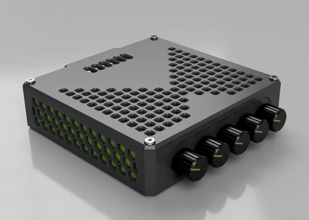 Damgoo 2.1 Channel Subwoofer Amplifier Enclosure by ...