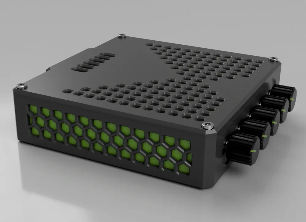 Damgoo 2.1 Channel Subwoofer Amplifier Enclosure by ...