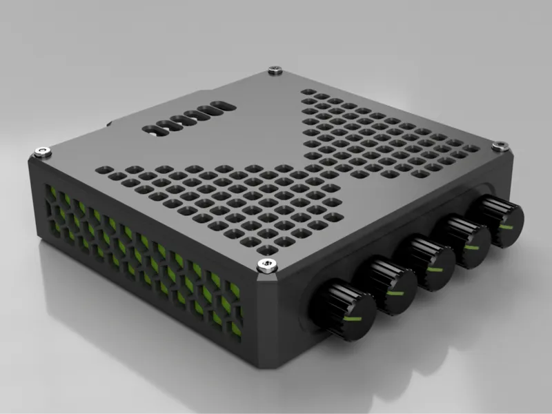 Damgoo 2.1 Channel Subwoofer Amplifier Enclosure