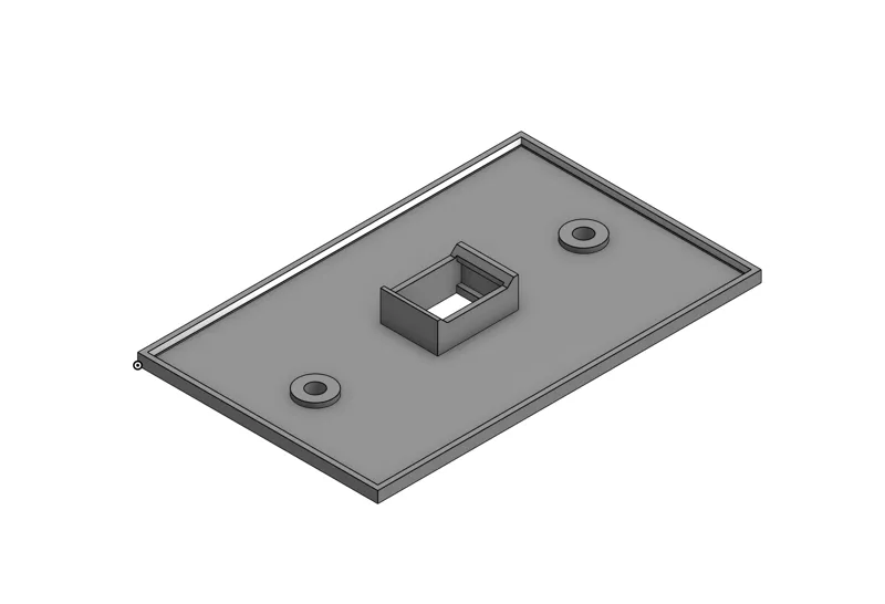 Keystone Wall Plate - With Step FIles