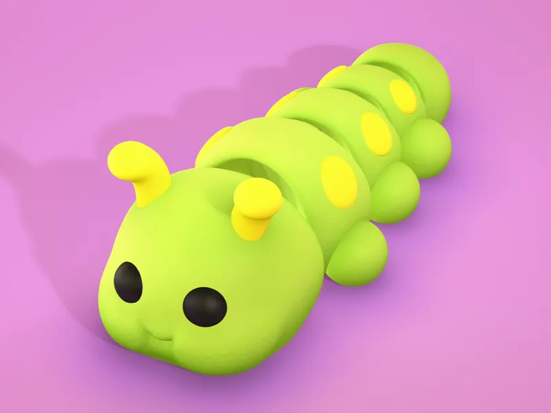 Articulated caterpillar