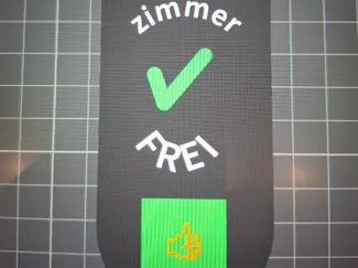 zimmer frei schild