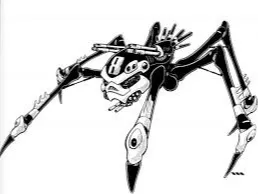 Rifts RPG Coalition Spider Skullwalker Scout
