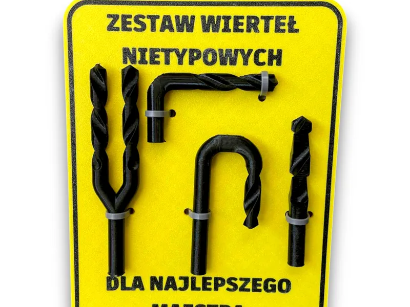 Zestaw wierteł nietypowych
