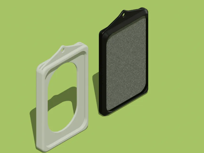 Lanyard ID card holder