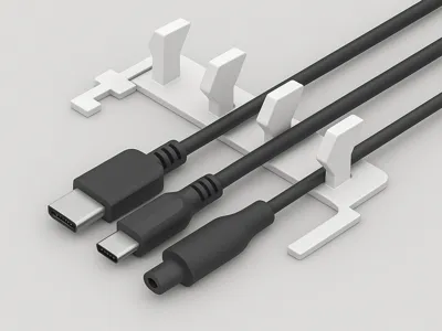 Modular Desk Cable Organizer