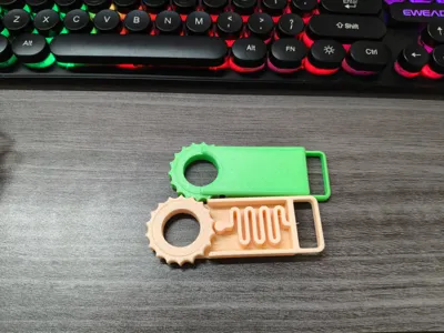 De-stress Spring Gear Toy - Print in Place