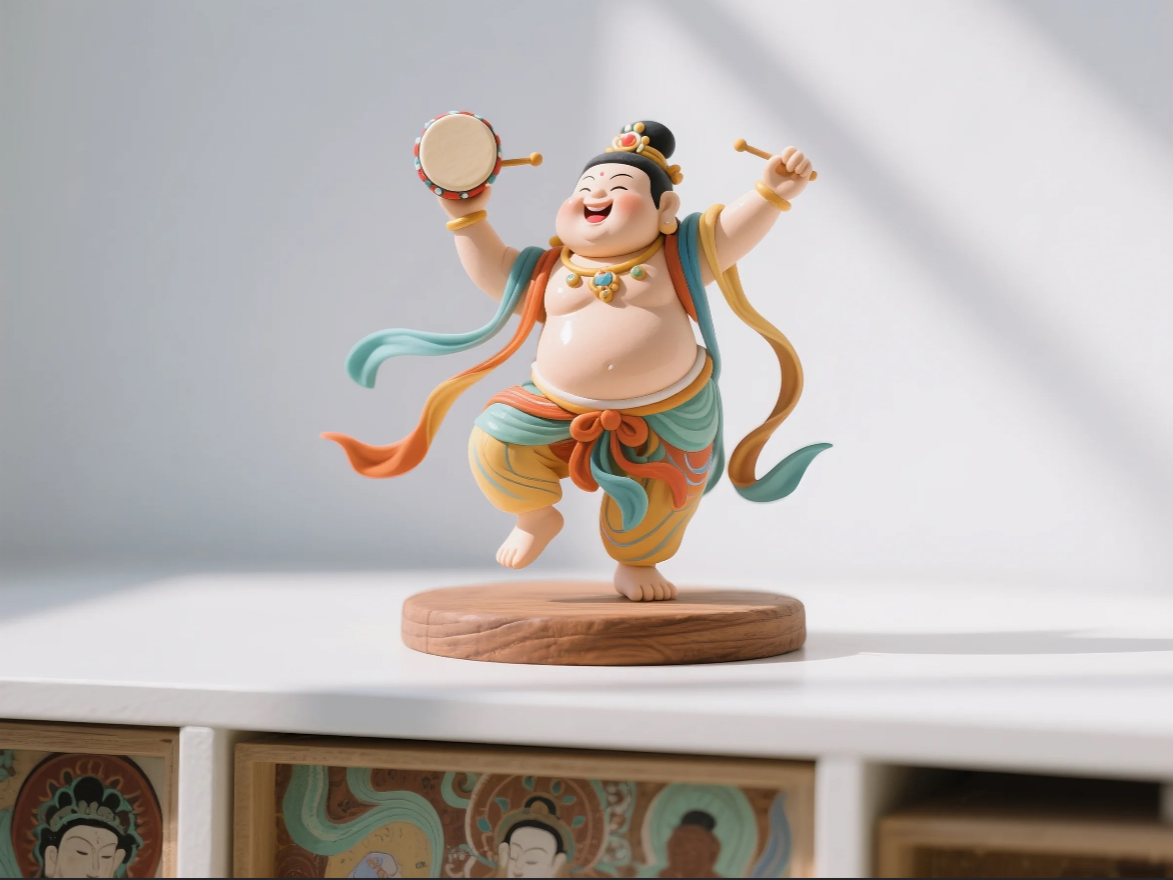 Dunhuang duvar figürü kör kutusu entegre baskı a1mini için uygun