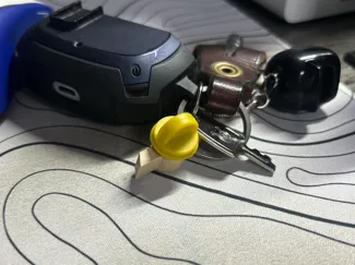 Onewheel Plug Carrier Keychain