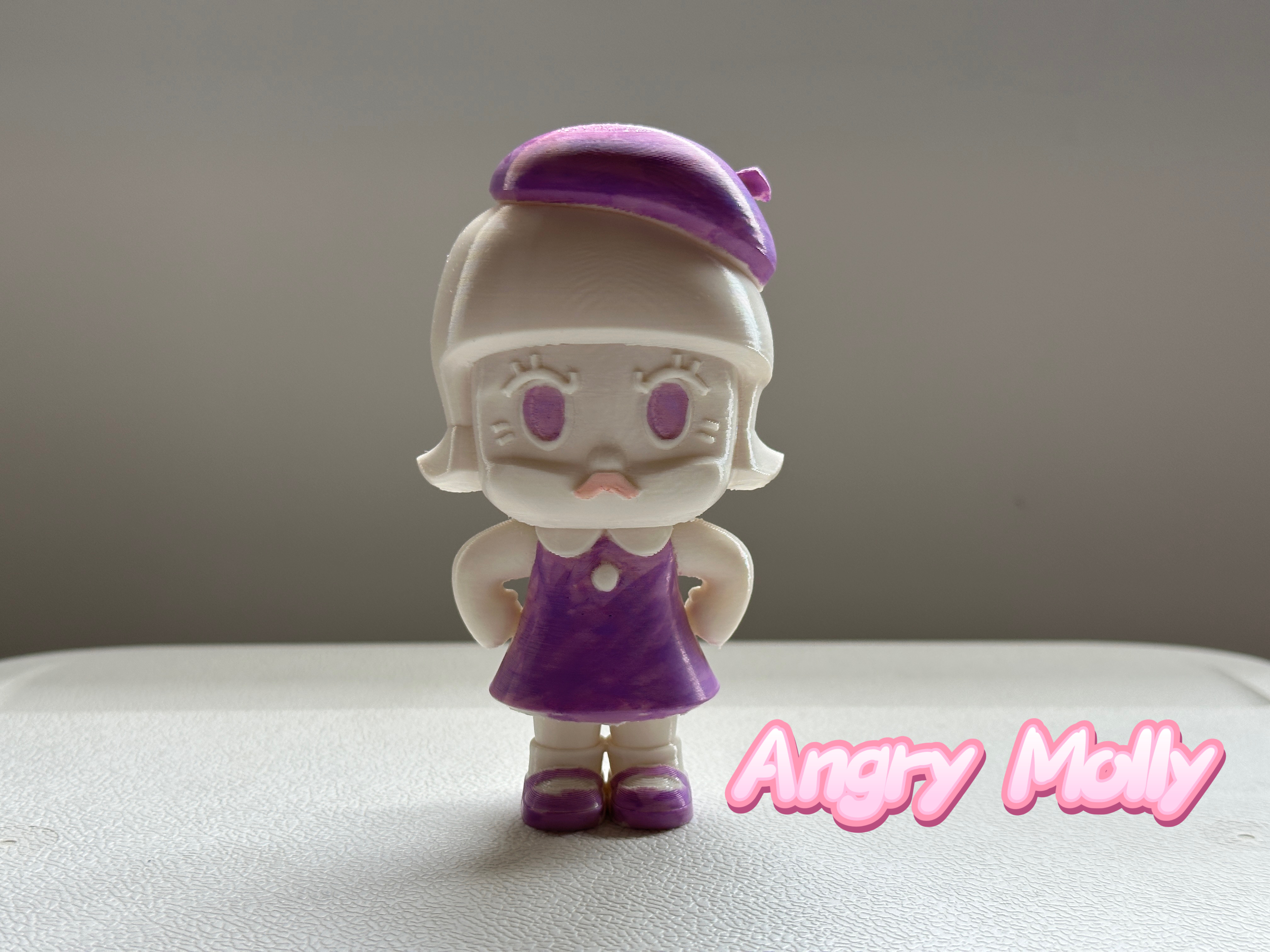 POPMART Angry Molly - Entropy Fire by huilan MakerWorld: Download