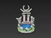 Figurine puits de lune — univers fantasy — photo 1