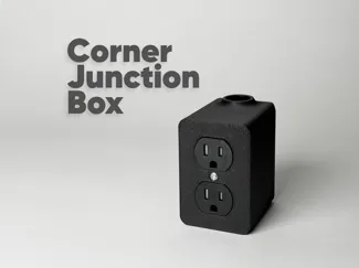 Surface-Mount Corner Junction Box