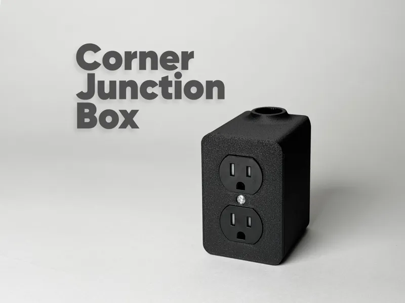 Surface-Mount Corner Junction Box