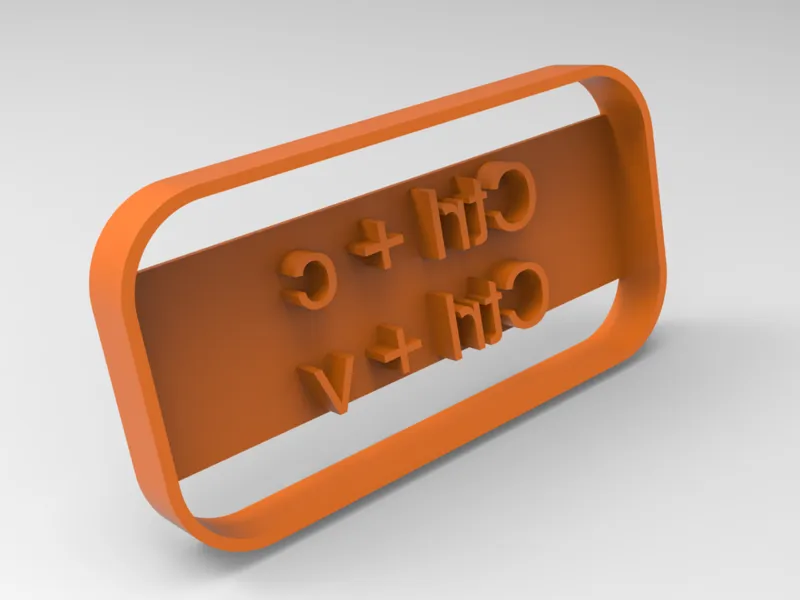 Stampo per biscotti "Ctrl + c / Ctrl + v"