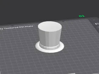 Top hat for yeeps plush (no magnets)