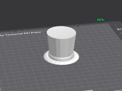 Top hat for yeeps plush (no magnets)