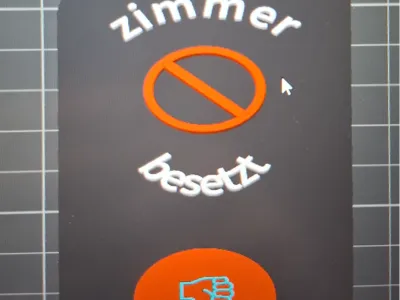 room occupied sign