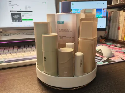 ZHIBEN Skincare Organizer Turntable