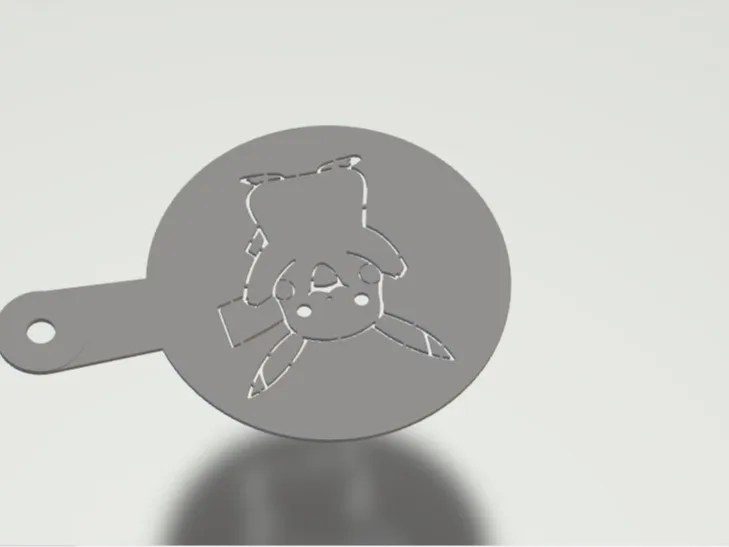 Pokemon Coffee Stencils