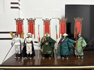 手办兵人1/6模块化拼接展示旗