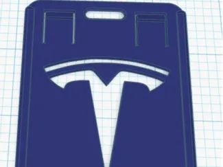 tesla key card holder