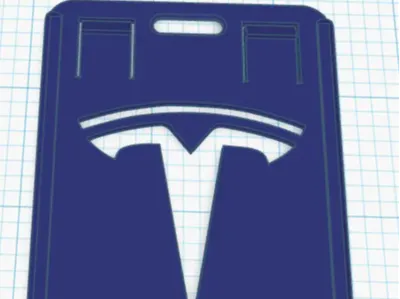tesla key card holder