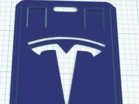 tesla key card holder