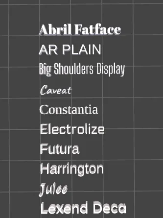 Makerworld Font Library Previewer - Free 3D Print Model - MakerWorld