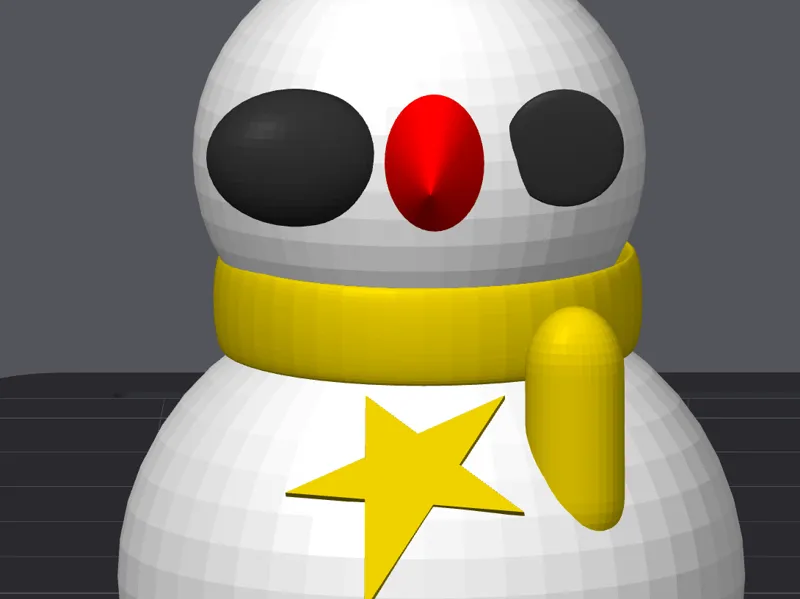 【纪念】*星之雪人*儿子第一次独立创作