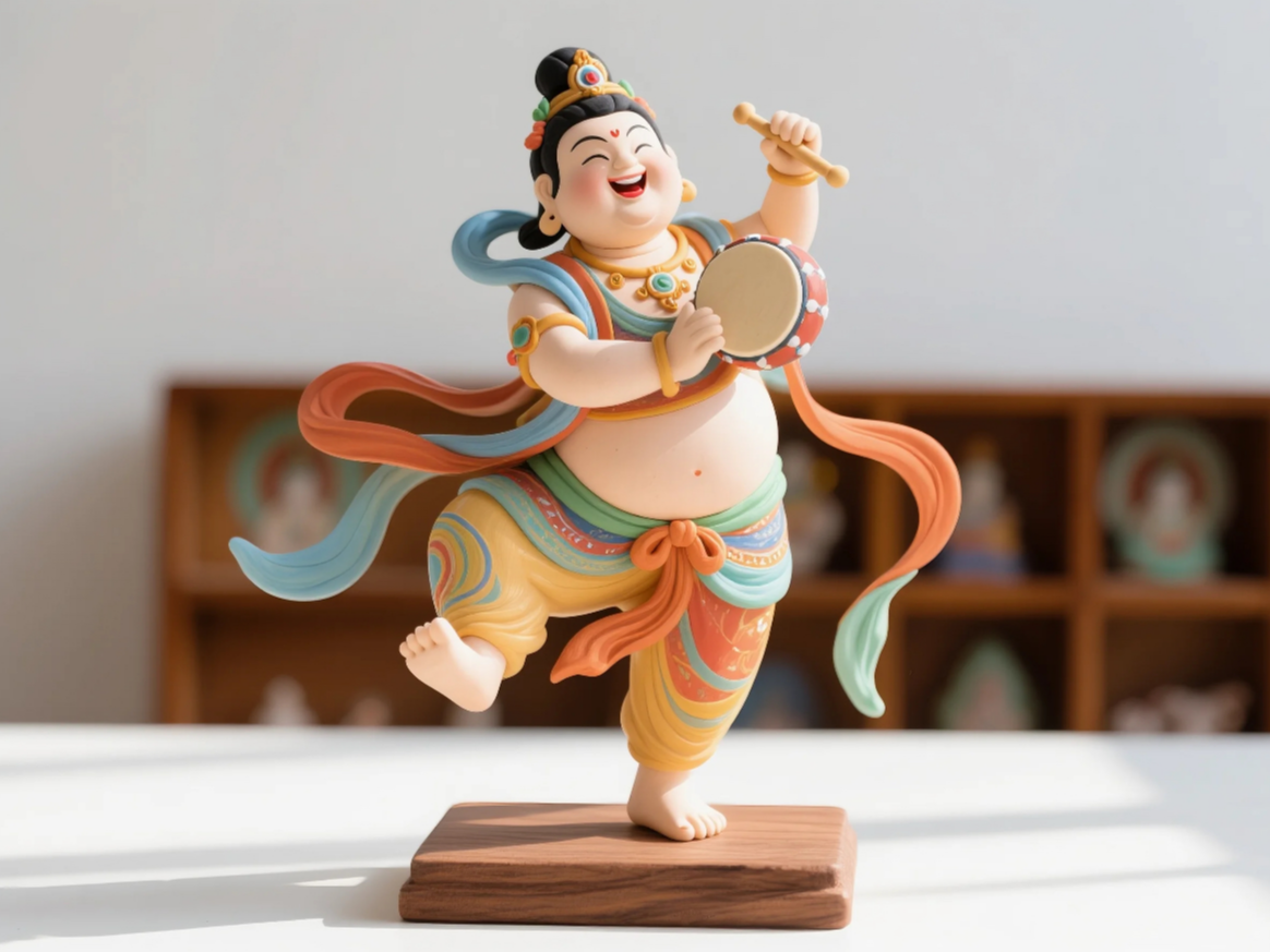 Dunhuang duvar figürü kör kutusu entegre baskı a1mini için uygun
