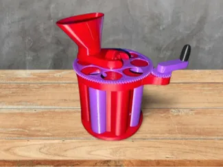 US Coin Sorting Machine with Crank