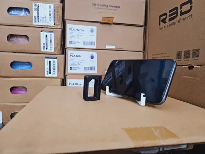 Keychain phone stand