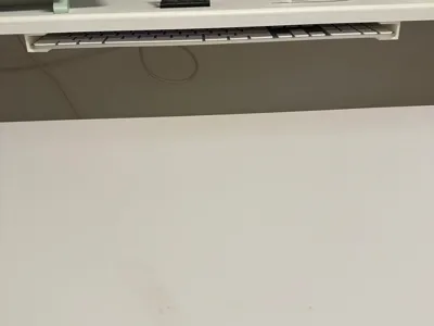 Apple Magic keyboard under desk Rail