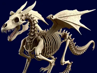 skeleton dragon